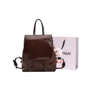 LOUIS ROYALN PU Backpack Regular Women's Brown/Silver/Black/White/Pink