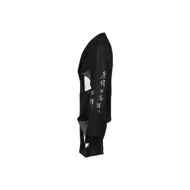 Yohji Yamamoto Pour Homme Cut Out detail Blazer-2