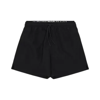 EMPORIO ARMANI Asv Logoband Recycled Fabric Swim Shorts