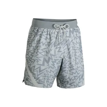 Under Armour Curry Casual Shorts Men's Light Gray