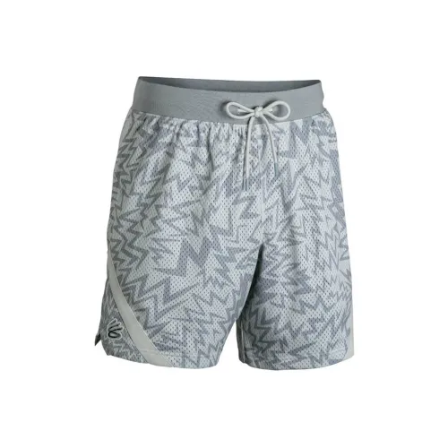 Under Armour Curry Casual Shorts Men's Light Gray