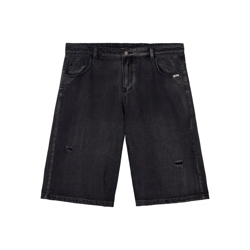 N MAX Denim Shorts Unisex-2