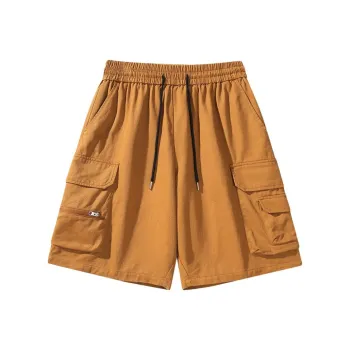 NOTFORMAD Cargo Shorts Unisex Orange