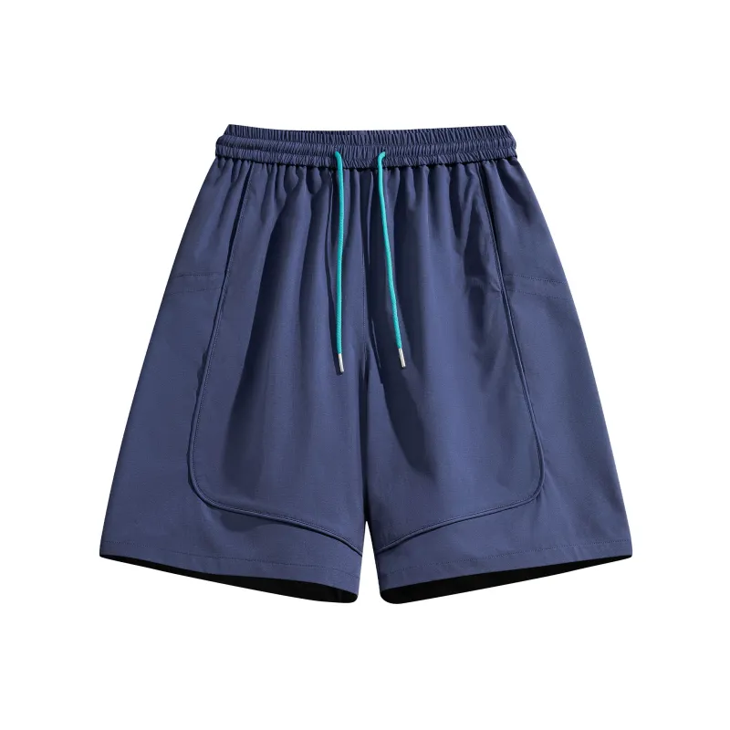 GROW DATE Cargo Shorts Unisex Night Black-62