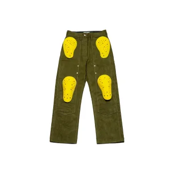 Flow Garage Cycling Pants Unisex Commute Heavyweight Thickened Protective Workwear Motorcycle Pants With Armor