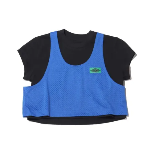 JORDAN X Aleali May Layered Top Black/Blue