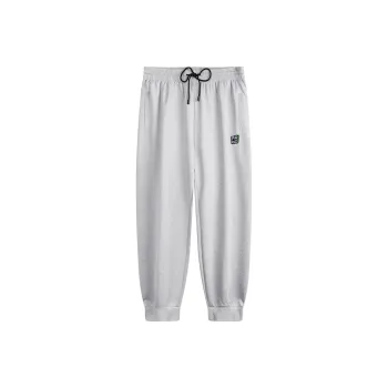 P.R IND Casual Pants Unisex Light Gray
