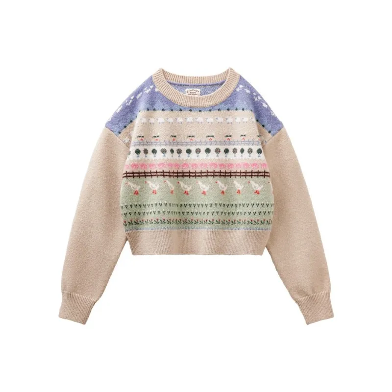 MADEN Sweaters Women's Khaki-1