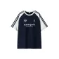 Navy Blue & Heather Gray