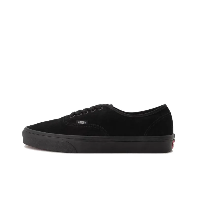 Vans Authentic Slip Resistant Shock Absorbers With Abrasion Resistant Properties Low Top Skateboard Shoes Unisex Black-0