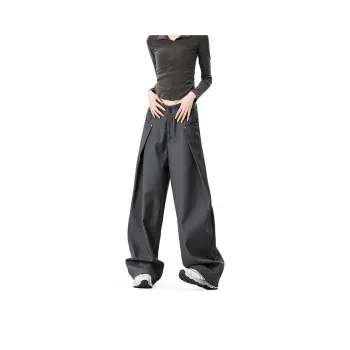 T IRA Casual Pants Unisex Brocade Gourd Purple