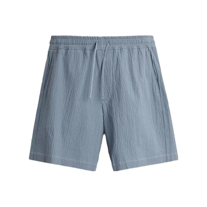 ZARA Casual Shorts Men Sky Blue-0