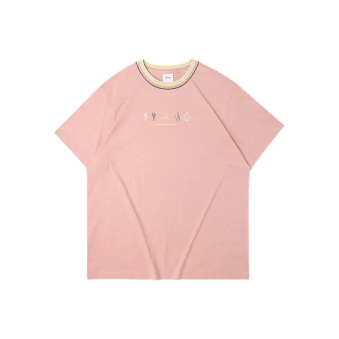 LINING Sports Fashion Collection T Shirts Women's Misty Rose Pink-0