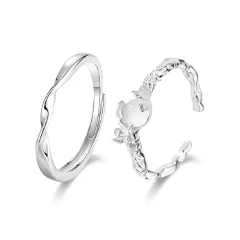 Crafts Women's Colored Glaze Rings Unisex