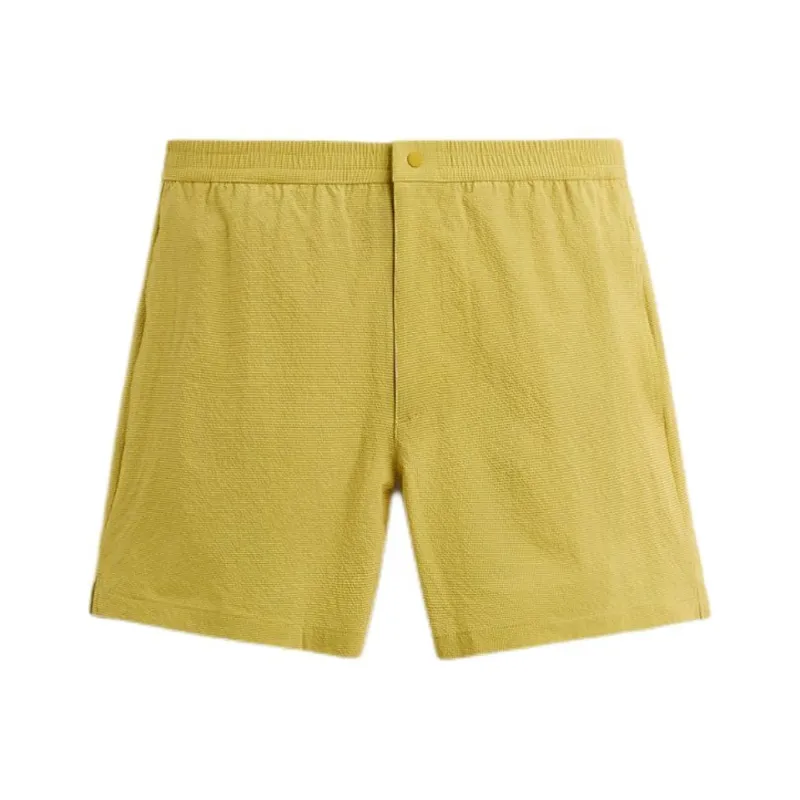 ZARA Beach Shorts Men's Yellow Green-0