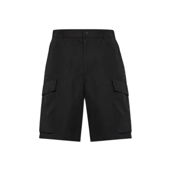 Moncler Logo Patch Cargo Shorts