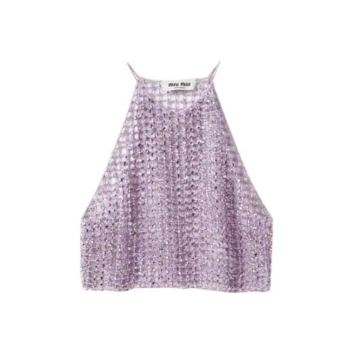 MIU MIU Tank Tops Women's Purple