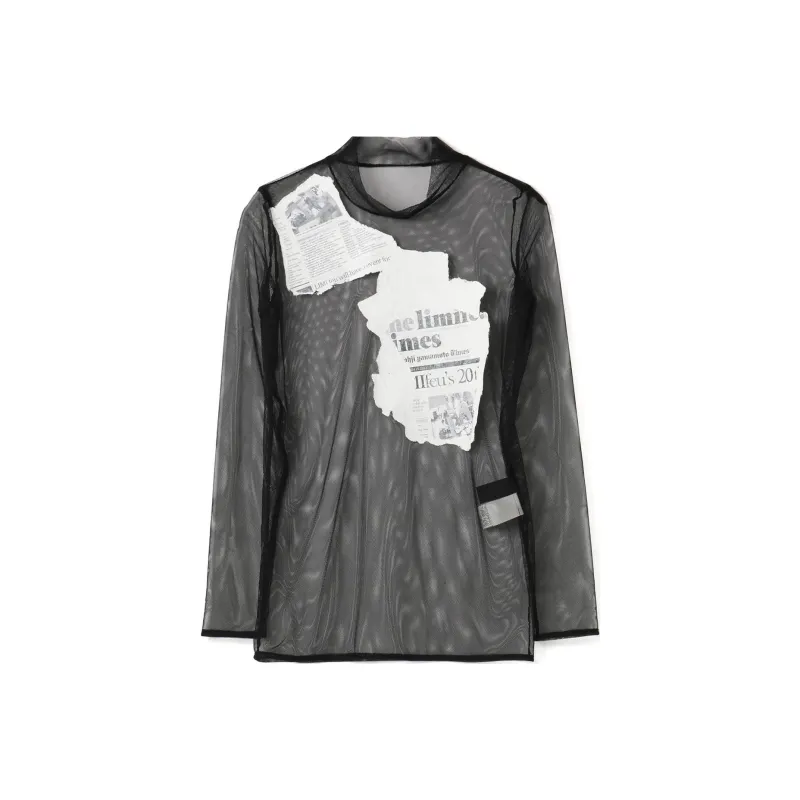 Yohji Yamamoto T Shirt Women's Black-0