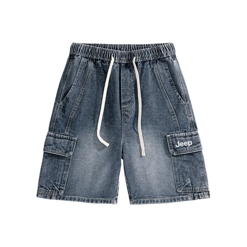 Jeep Pasture Horse Lifestyle Denim Shorts Unisex-21