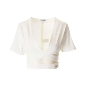 Alaia T-Shirts Women's White