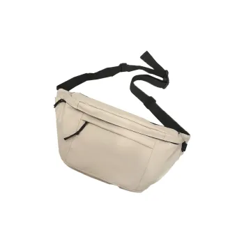 G FAVOR Nylon Sling Bag Unisex White/Black/Pink