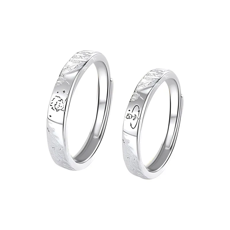 CGC S999 Fine Silver Rings Unisex-0