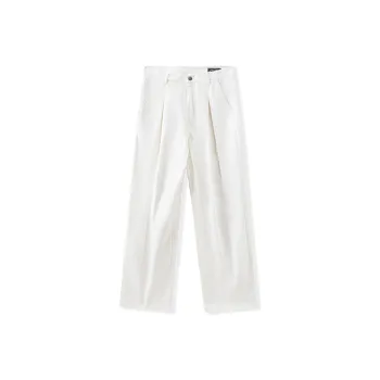 I'm David Casual Pants Unisex White