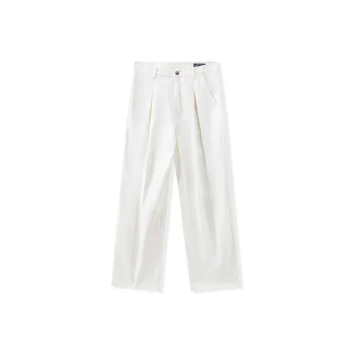 I'm David Casual Pants Unisex White