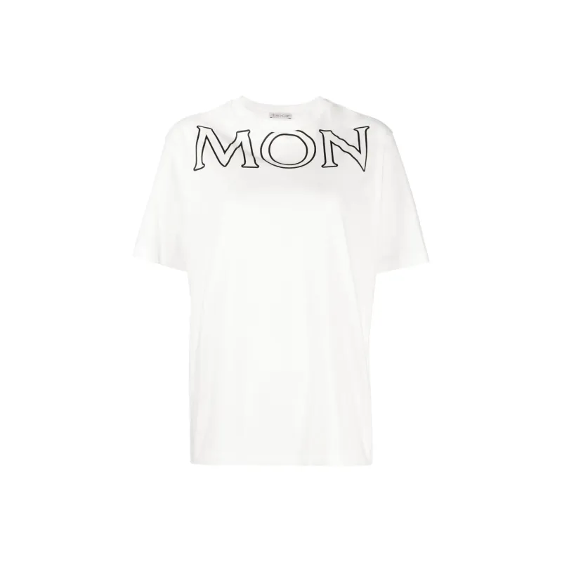Moncler Logo print Oversize T shirt-0