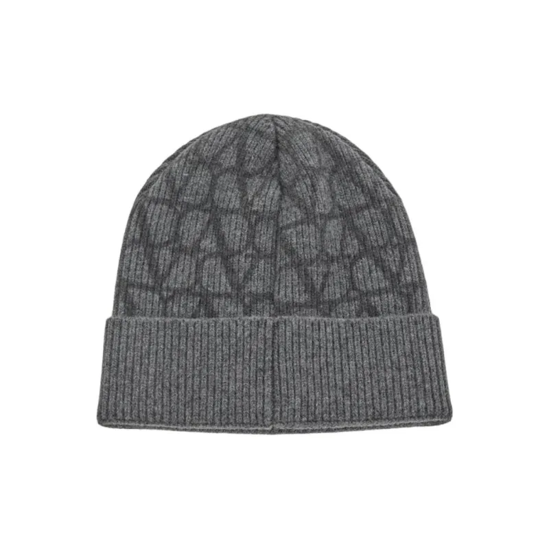 Valentino Garavani Monogrammed Beanie-0