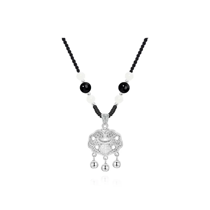 Crafts Women's Colored Glaze Necklaces Unisex-0