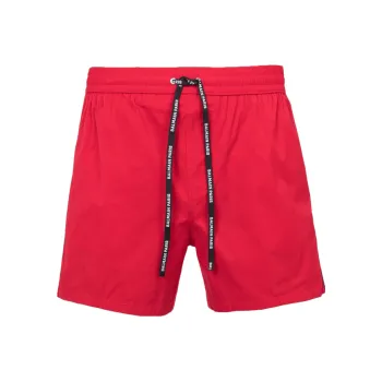 BALMAIN Logo print Swim Shorts