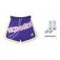 Lakers Purple+Basketball Socks
