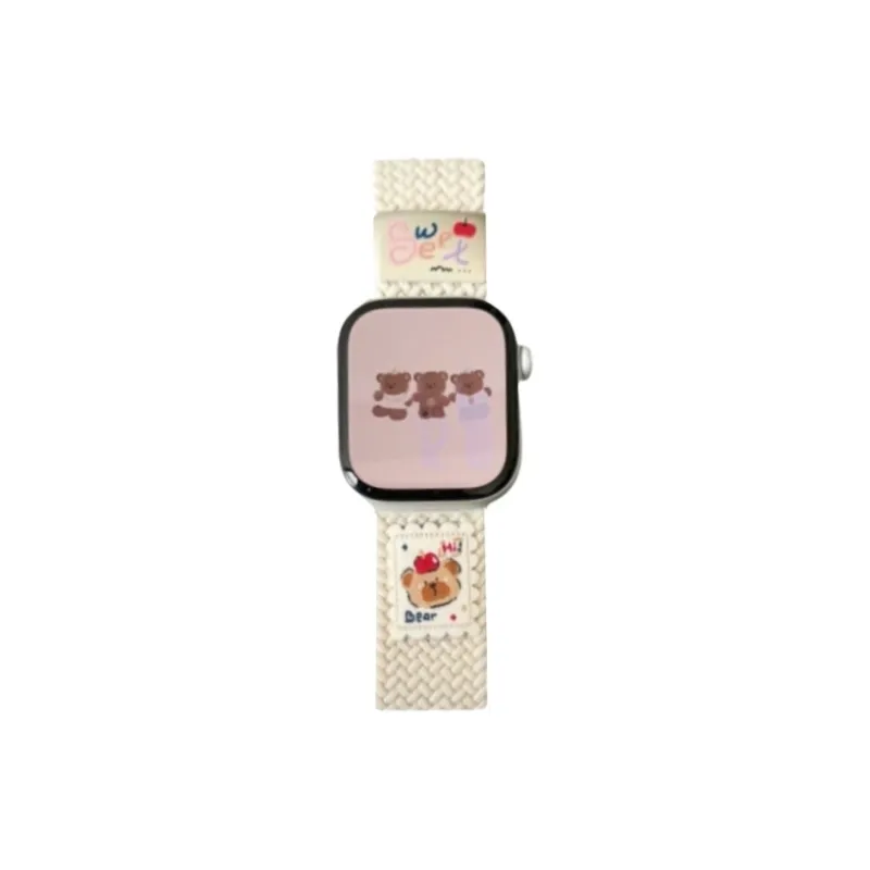 Vobafe Compatibility With Apple Watch Series 9/S8/S7/S10 SE/Ultra 2 Watch Band Apple Compatibility Fabric Material-2