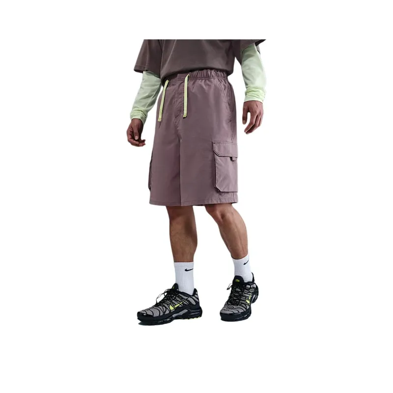 Nike Dri FitSportswear Cargo Shorts Men's Umber Gray/Light Lemon-0