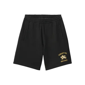 Carhartt WIP SS24 Smart Sports Sweat Short Casual Shorts Men's Black