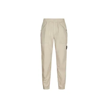 STONE ISLAND Logo Patch Elastic Waist Trousers