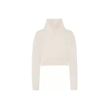 SAINT LAURENT Turtleneck Long Sleeved Cropped Jumper