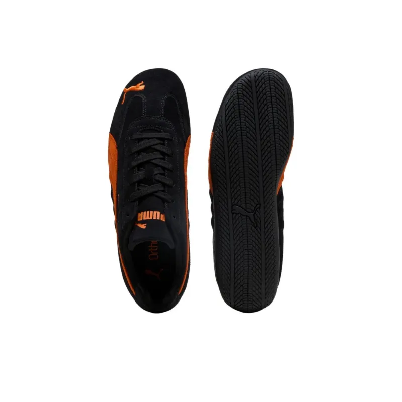 PUMA Speedcat Collection Anti Slip Wear Resistant Low Top Casual Shoes Women's Black Red-3