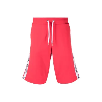 MOSCHINO Sports Shorts Men Red