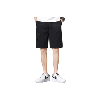 Jean West American Luxury Streetwear Versatile Loose Fit Thin Cooling Wide Leg Drawstring Lace Up Ice Silk Summer Men's