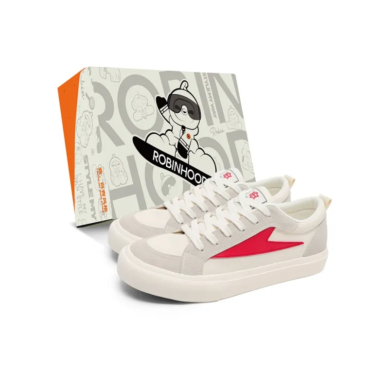 ROBINHOOD Coverage Slip Resistant Cushioning Impact Resistance Abrasion Resistant Low Top Skateboard Shoes Men's-5