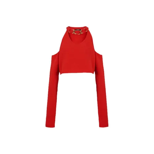 BALMAIN SS22 Sweater Women's Red