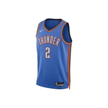 Nike Oklahoma City Thunder Icon Edition 2022/23 Men's Nike Dri FIT NBA Swingman Jersey Blue