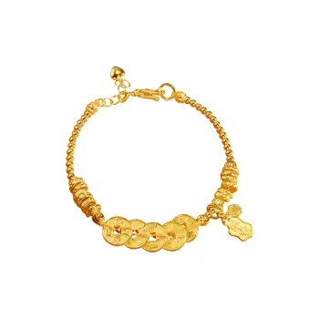 UZIID 925 Sterling Silver Bracelets Unisex Gold