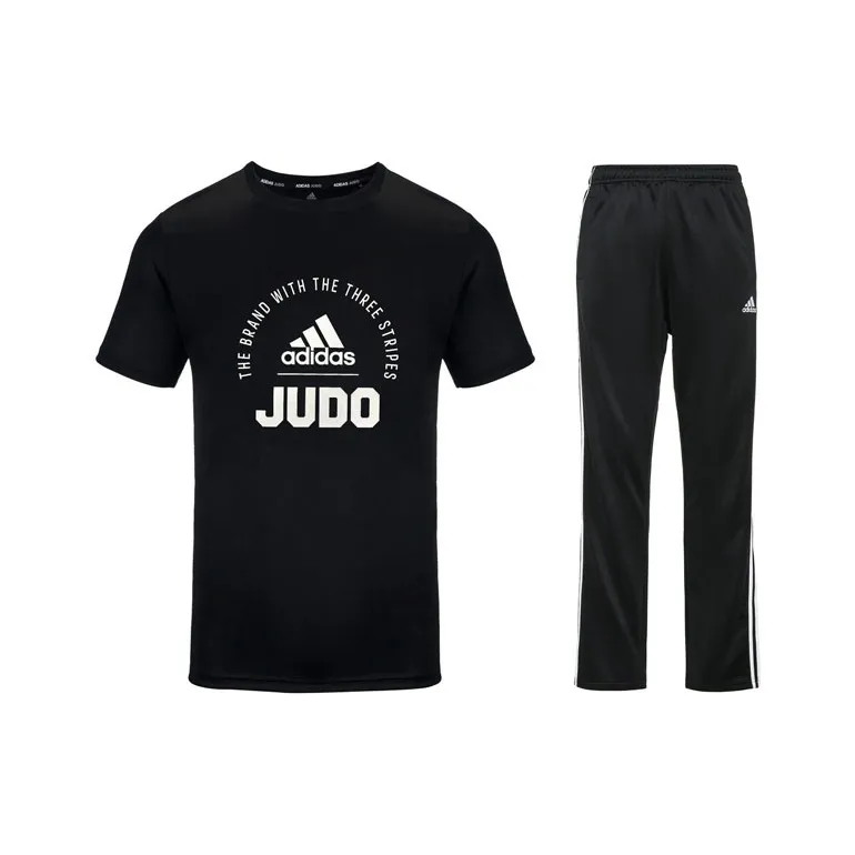 Adidas Casual Sportswear Men's Black White-0