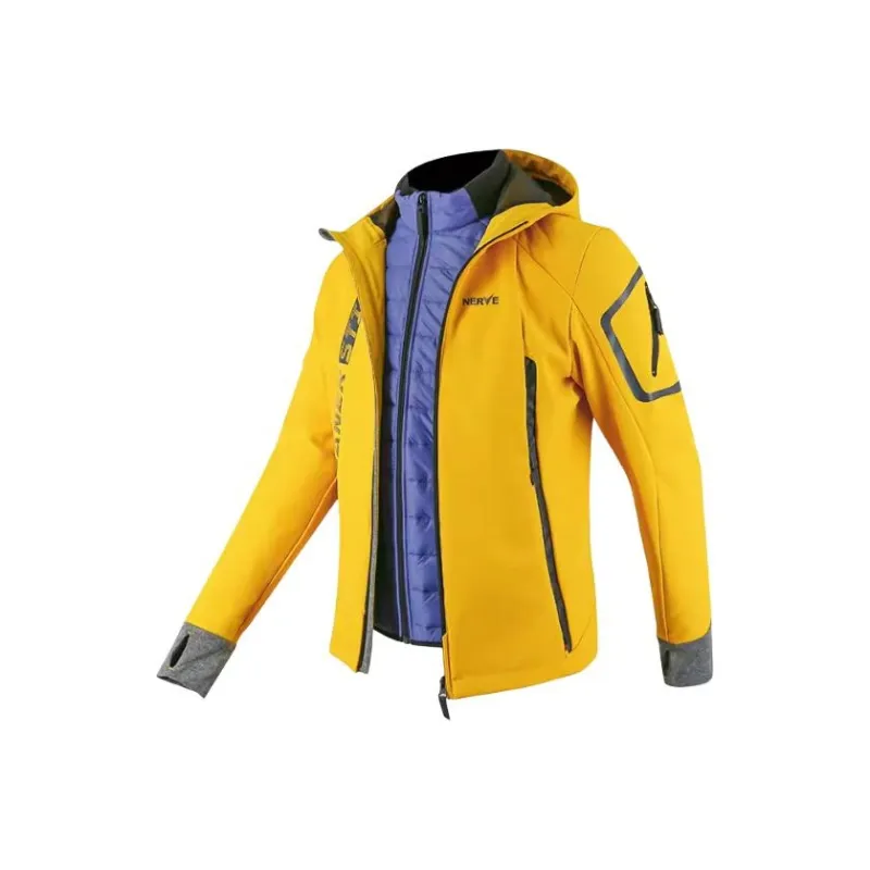 NERVE Men's Biker Jacket Polyester Commute, Motorcycle, Touring, Trail, Running-3