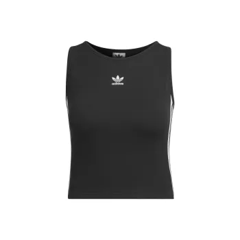 Adidas Originals 3 Stripes Tank Tops Women's Black
