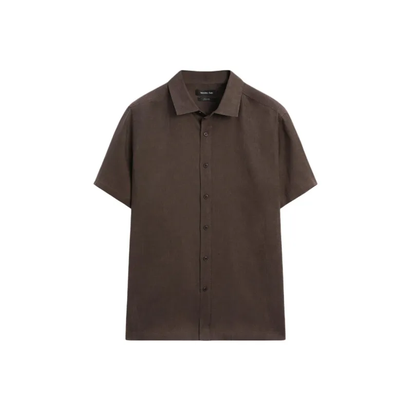 Massimo Dutti Shirt Men's Brown-0