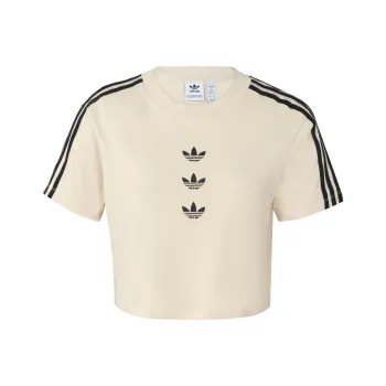 Adidas Originals Spice Girls Series Crop Tops Women's Ecru